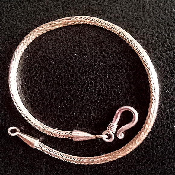 BALI LEGACY STERLING SILVER FOXTAIL BRACELET - Picture 3 of 5